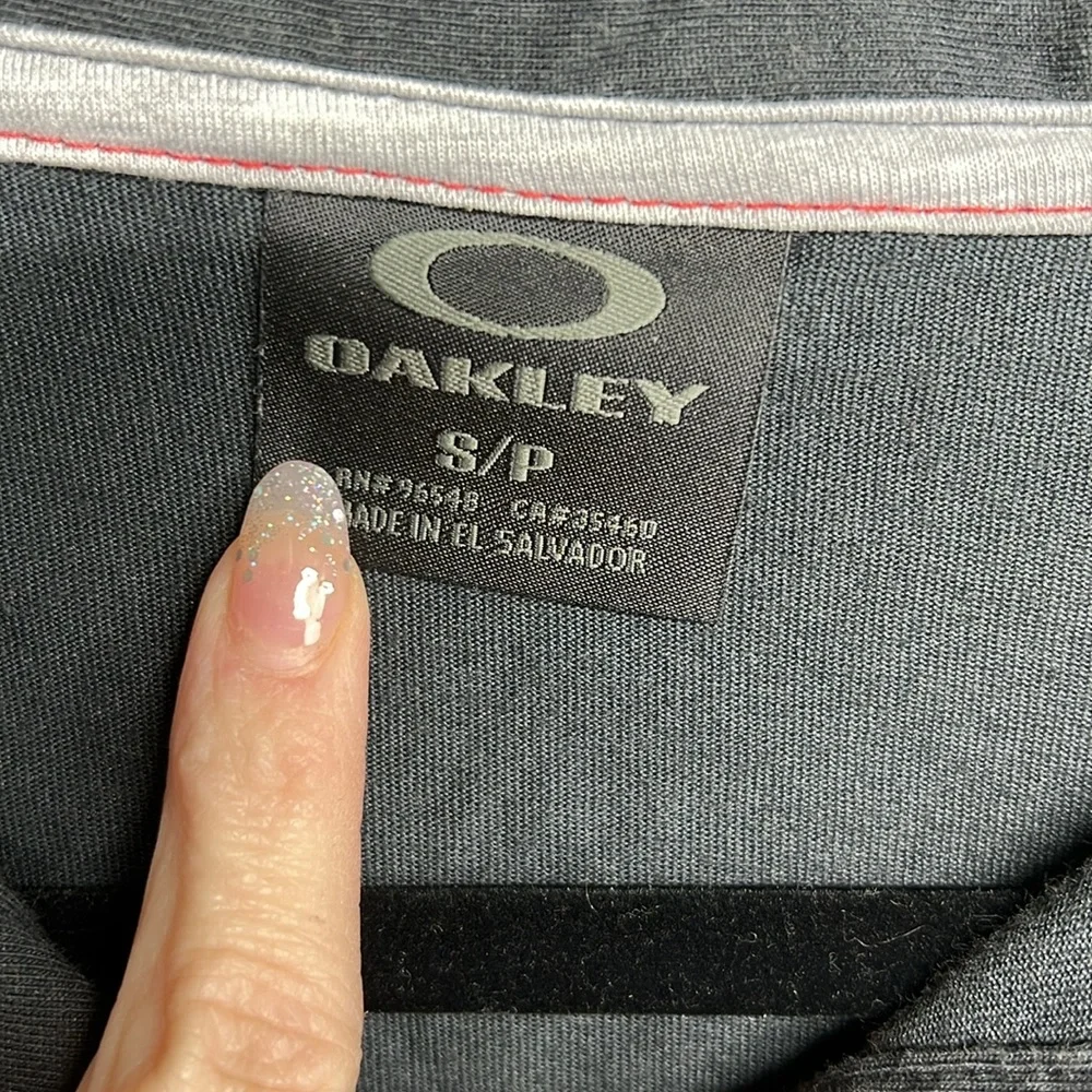Oakley Black Short Sleeve Polo Shirt Men's Size‎ Small